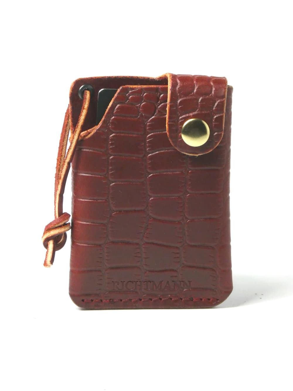 Wrap Around Cardholder Crocodile
