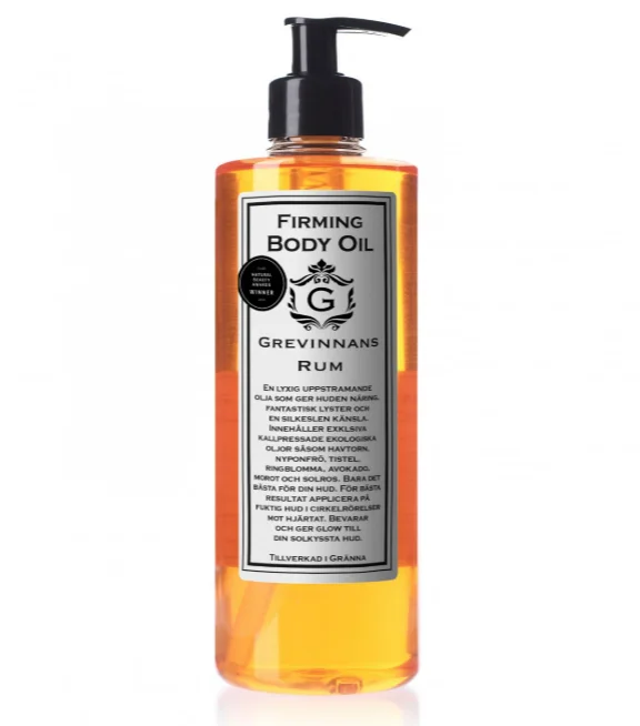 Firming body oil 500 ml Exclusiv kroppsvård från Grevinnans Rum